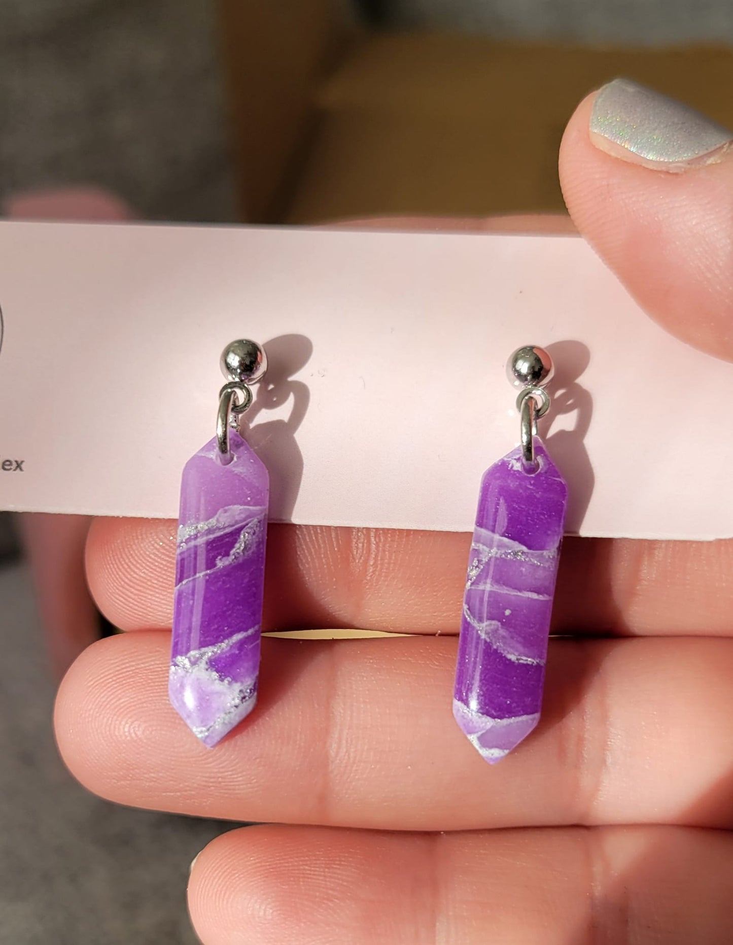 Amethyst Crystal Drops