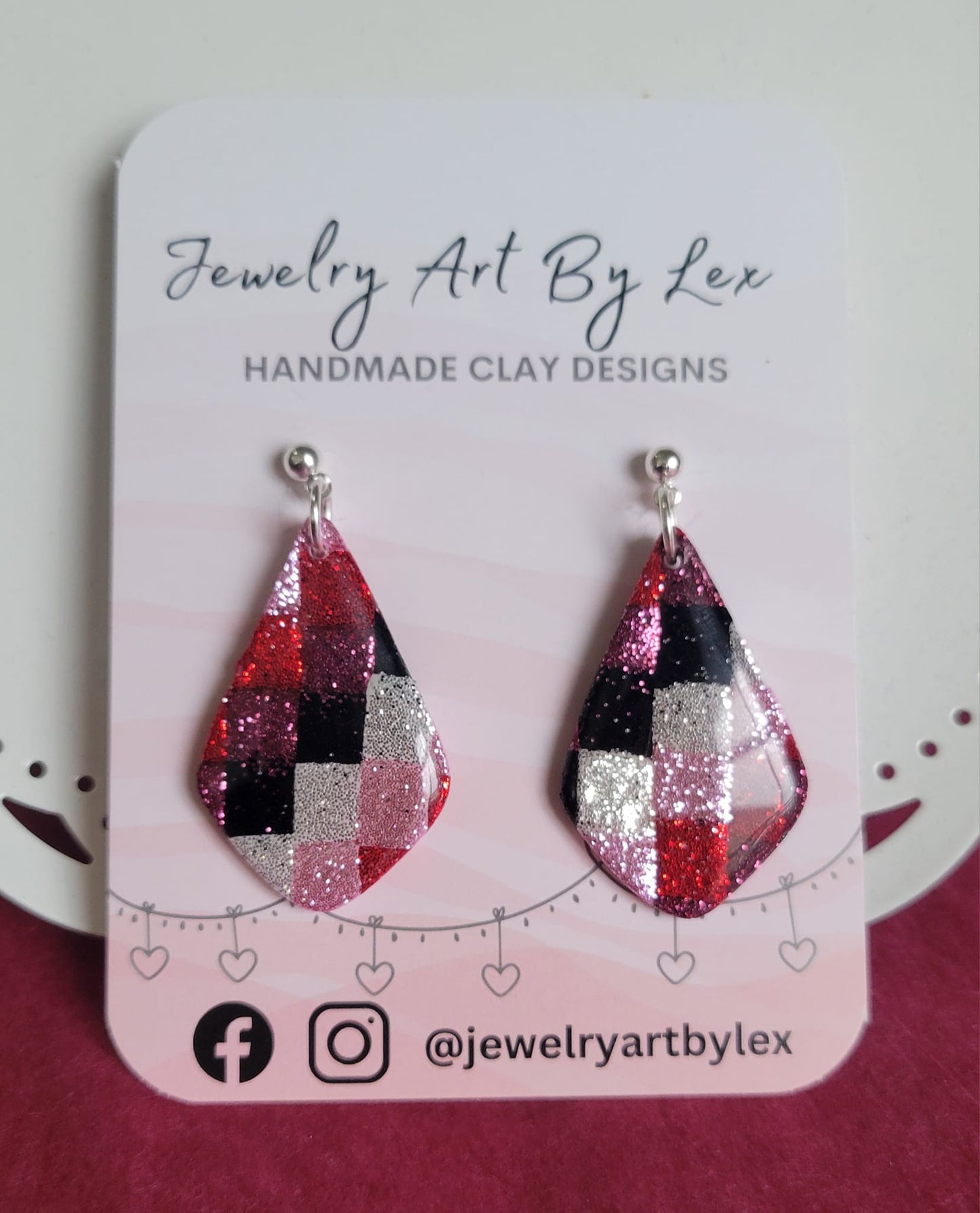 VDay Checkered Drops