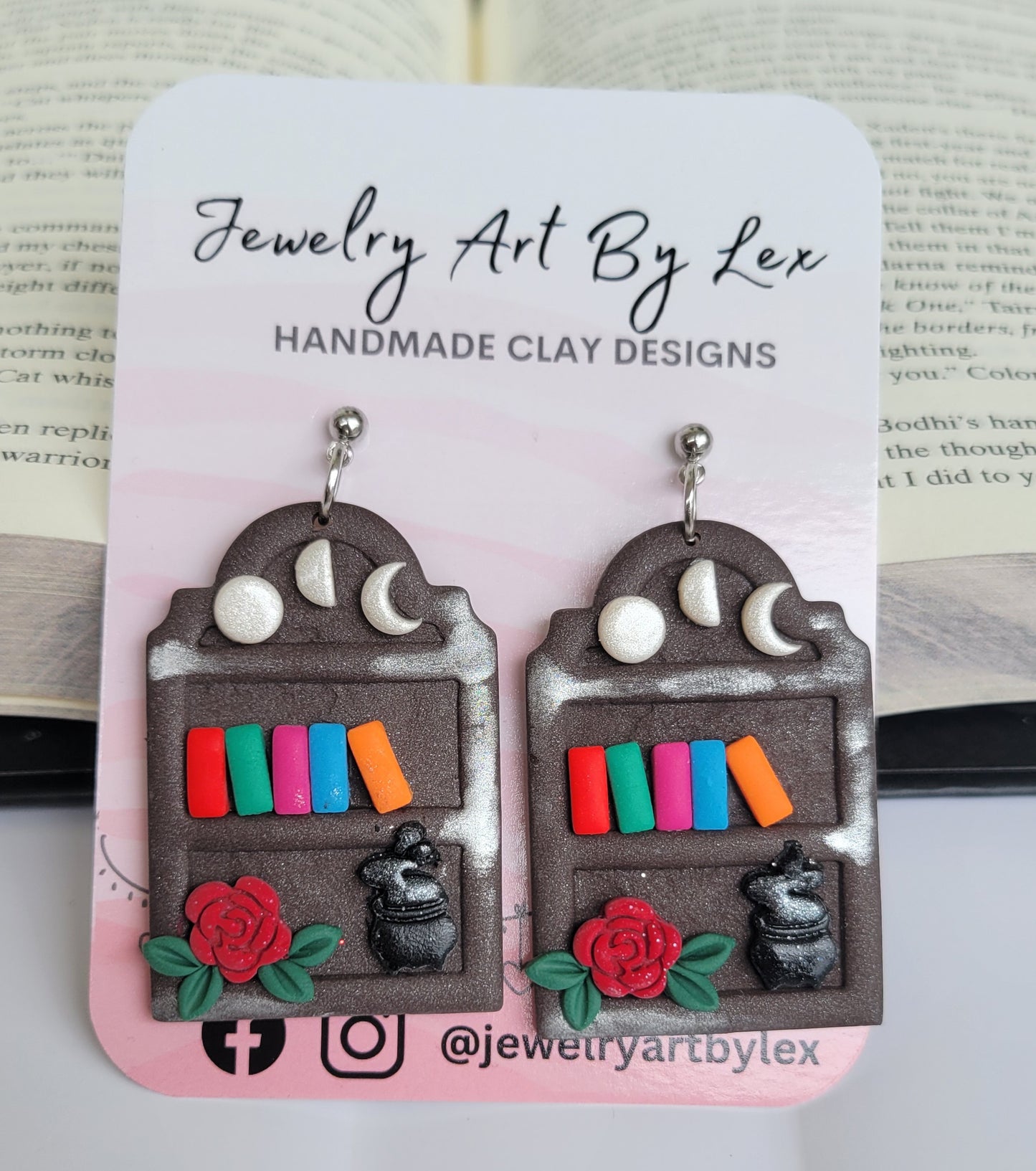 Sarah’s Bookshelf Earrings