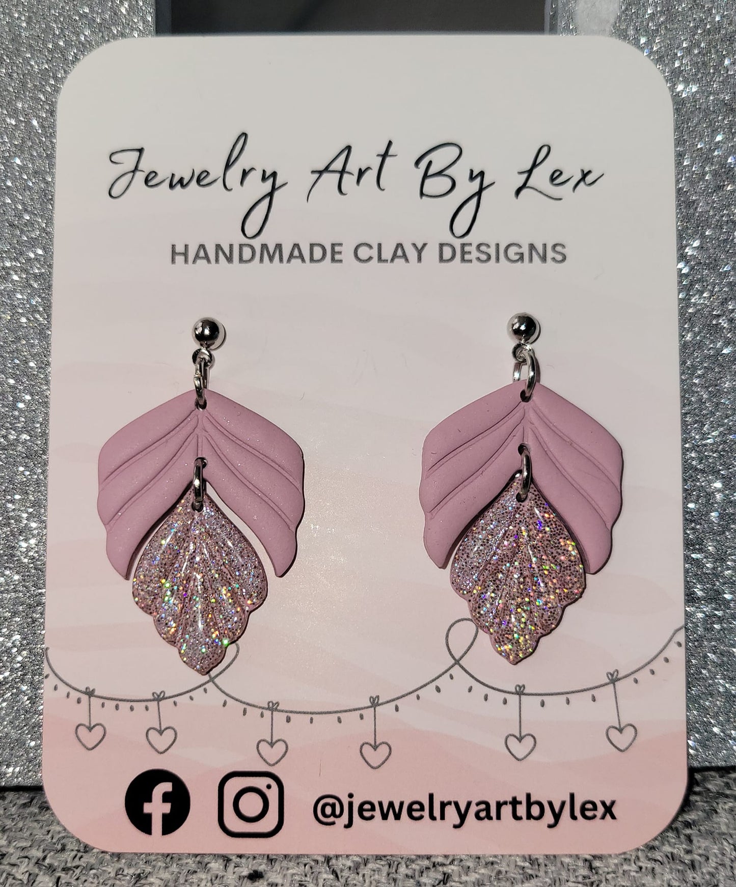 Rose Gold Feather Dangles