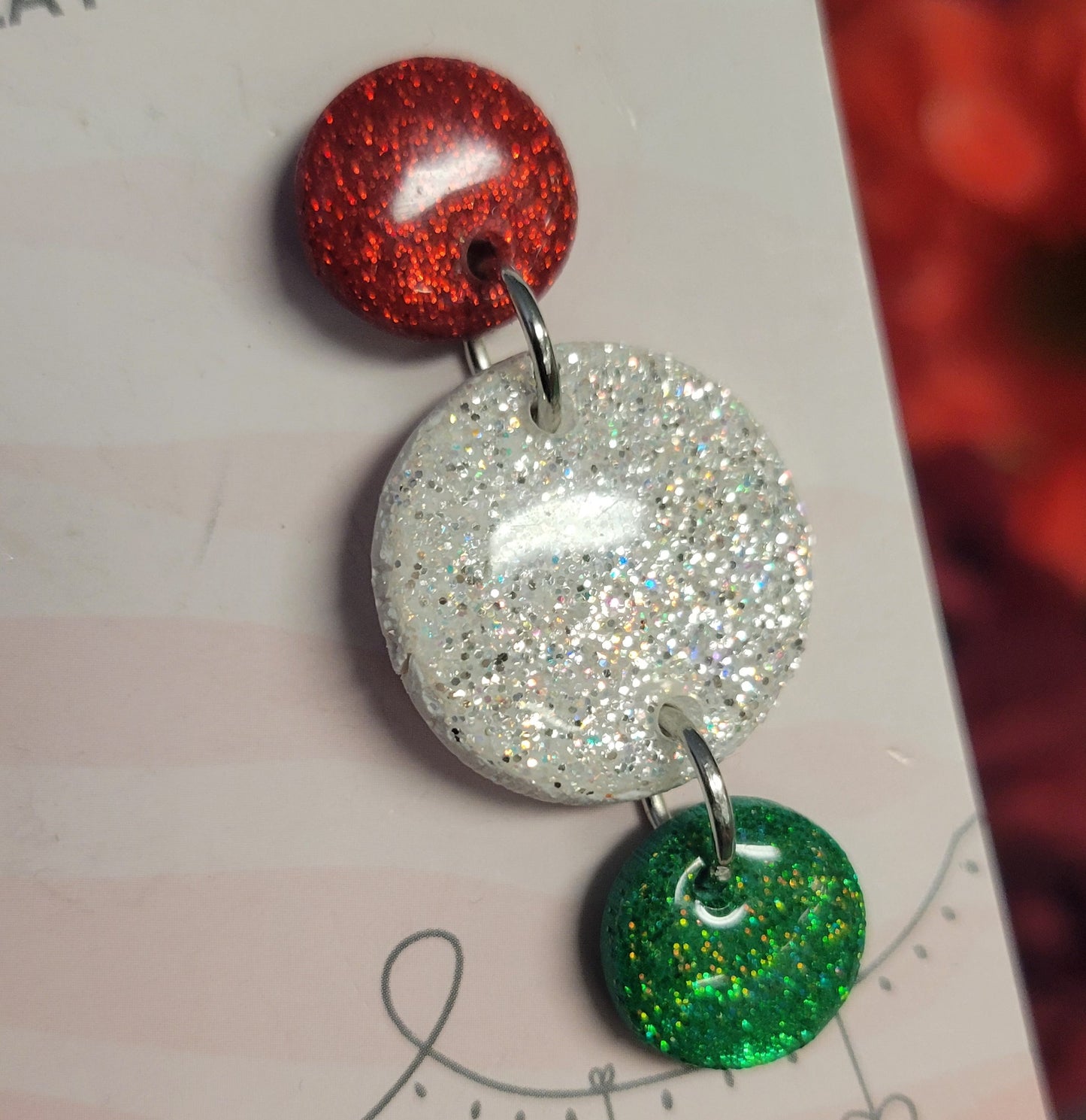 Christmas Circle Dangles