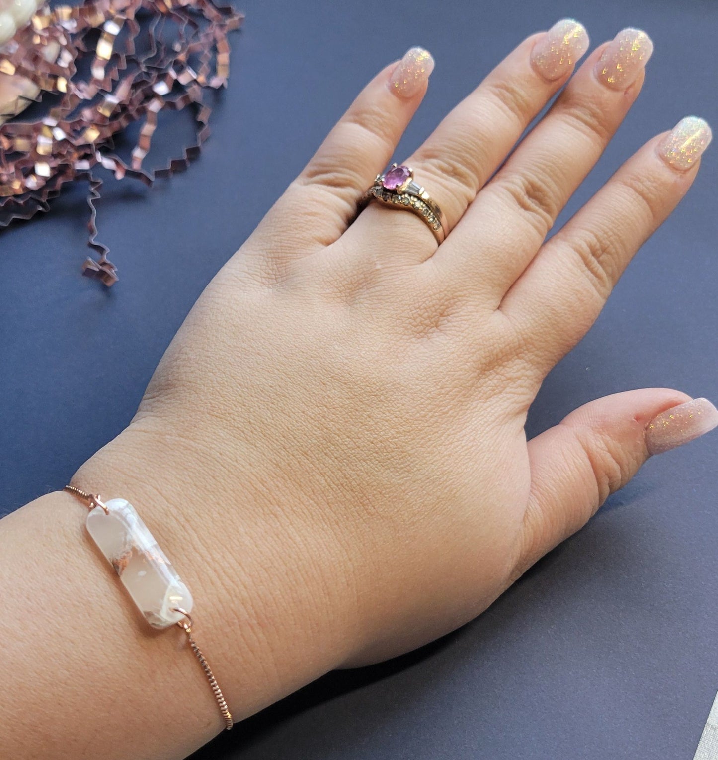Ivory Quartz Bracelet