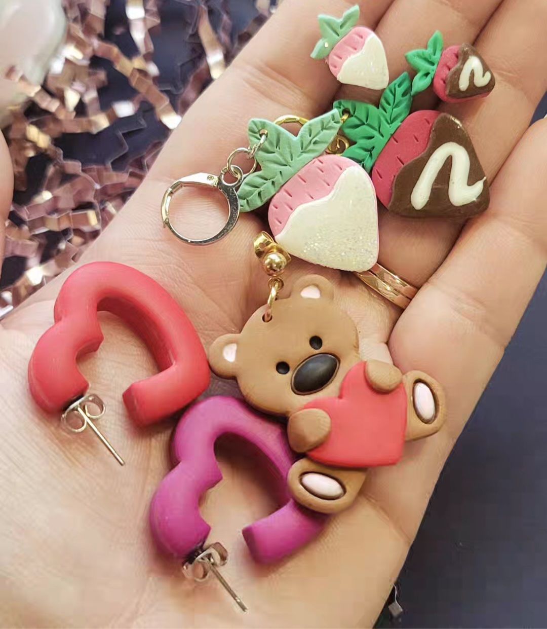 Teddy Bear Dangles