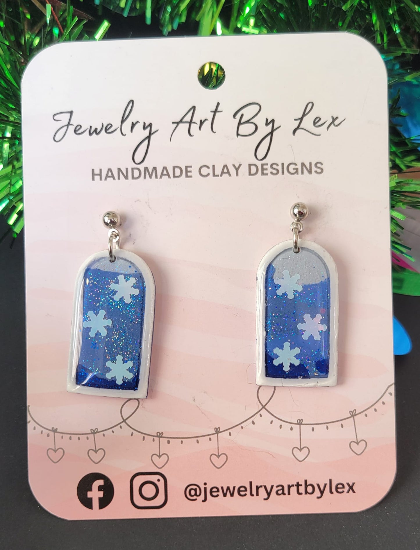 Snowy Window Dangles