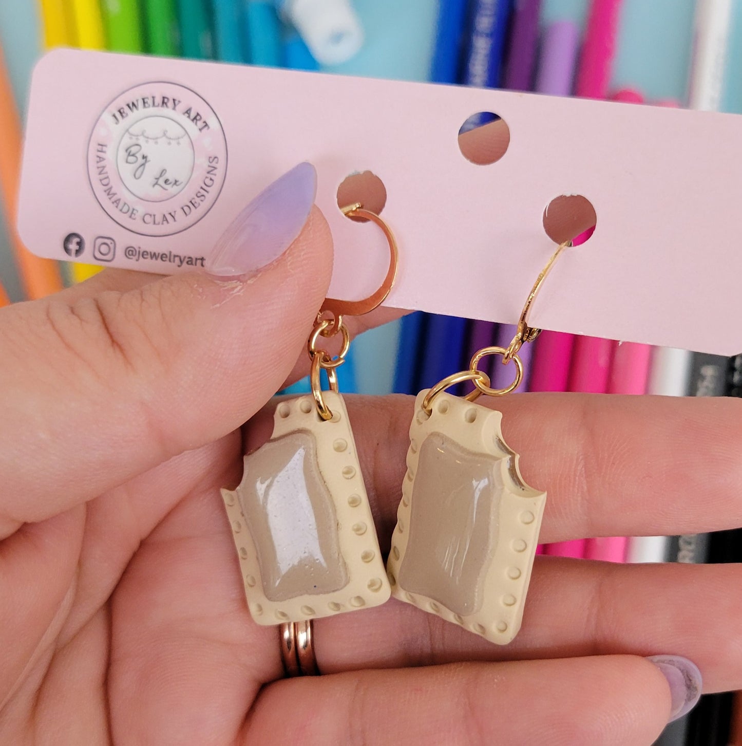 Cinnamon Sugar Pop Tart Dangles