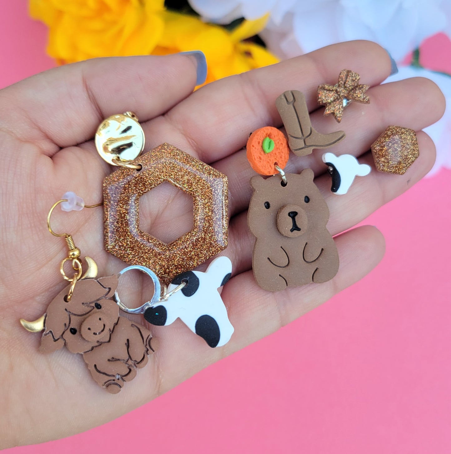 Highland Cow Dangles