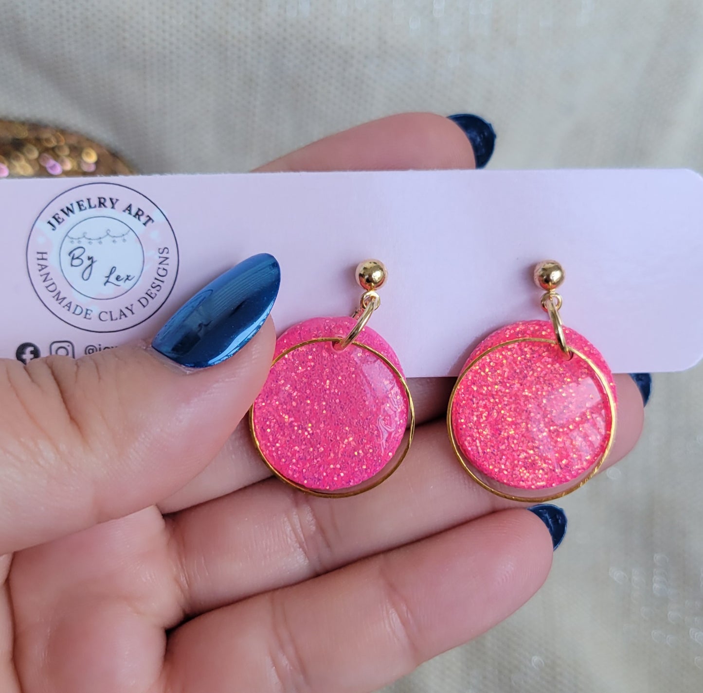 Maui Glitter Dangles