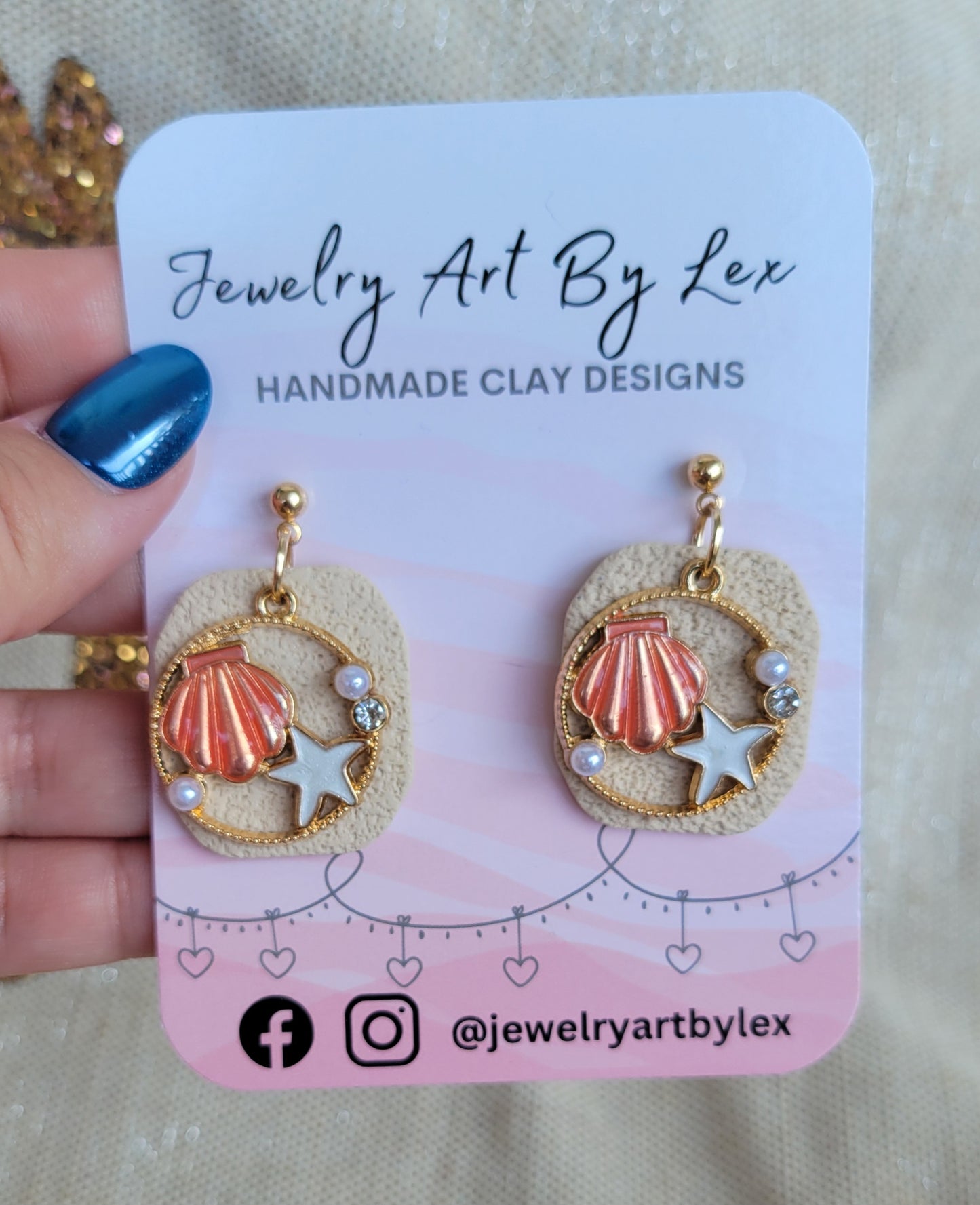 Sandy Star Dangles