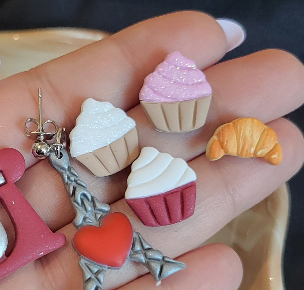 Cupcake Studs