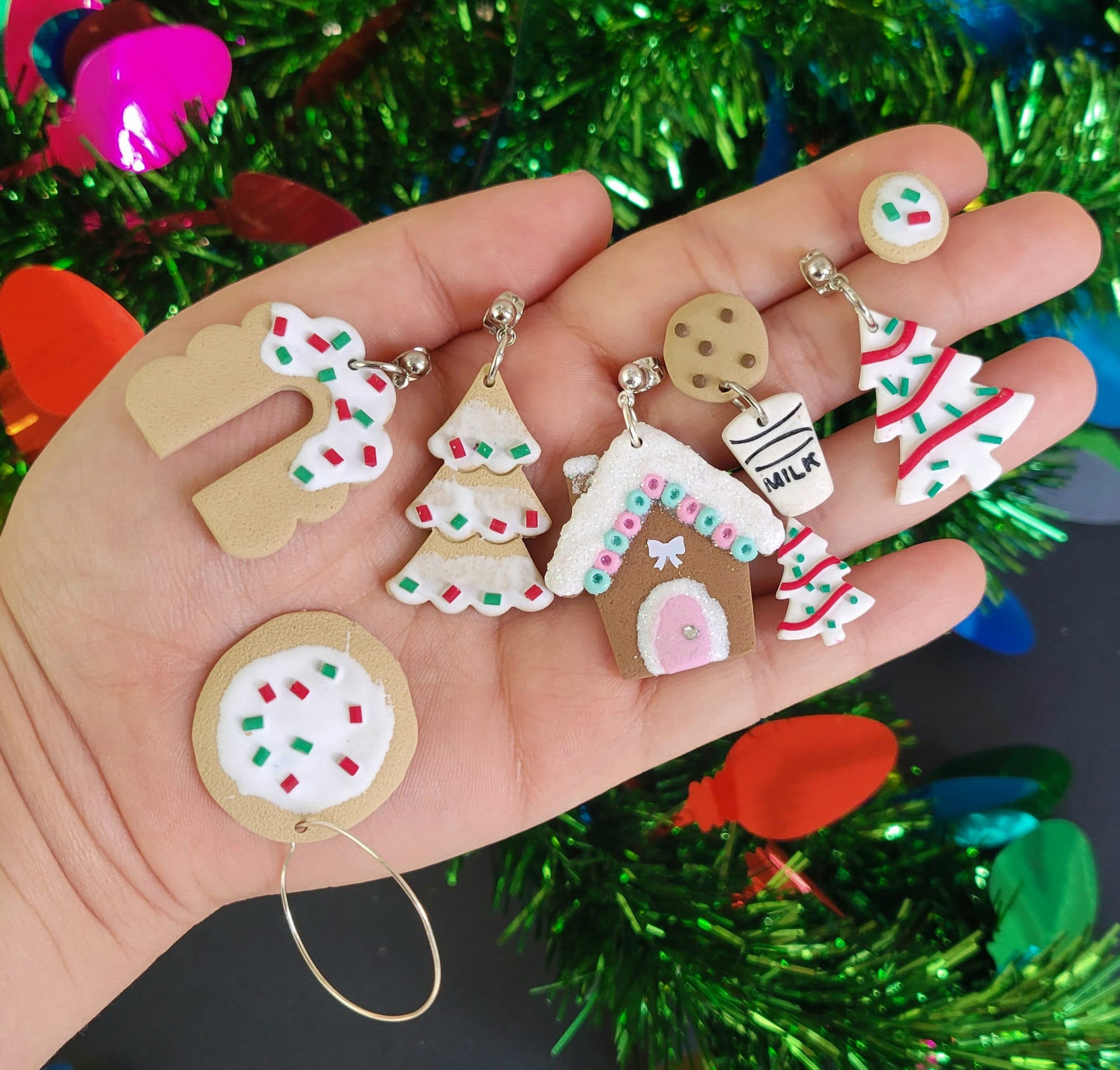 Gingerbread House Dangles