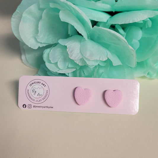 LC Heart Studs