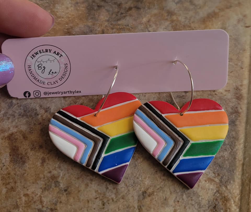 LGBTQ+ Flag Hoops