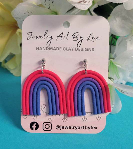 Bisexual Rainbow Dangles