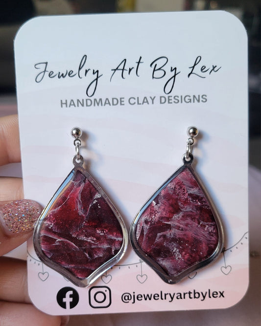 Garnet Statement Dangle
