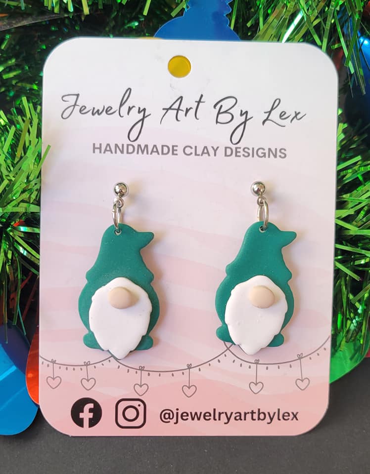 Green Gnome Dangles
