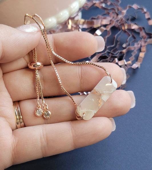 Ivory Quartz Bracelet