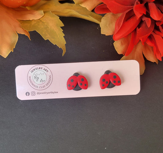 Ladybug Studs