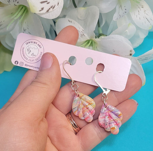 Easter Swirl Petal Dangles