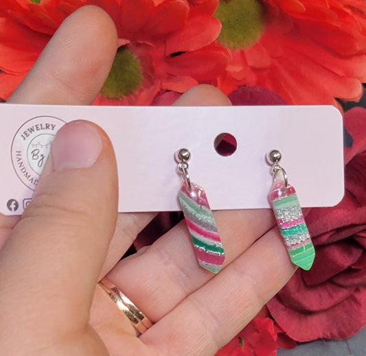 Christmas Agate Crystal Drops