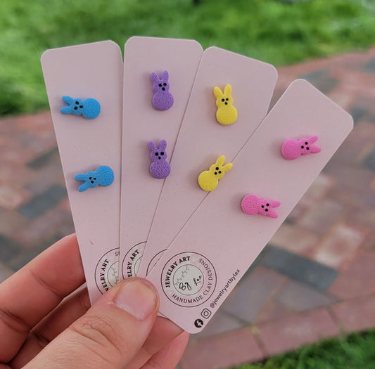 Peep Bunny Studs