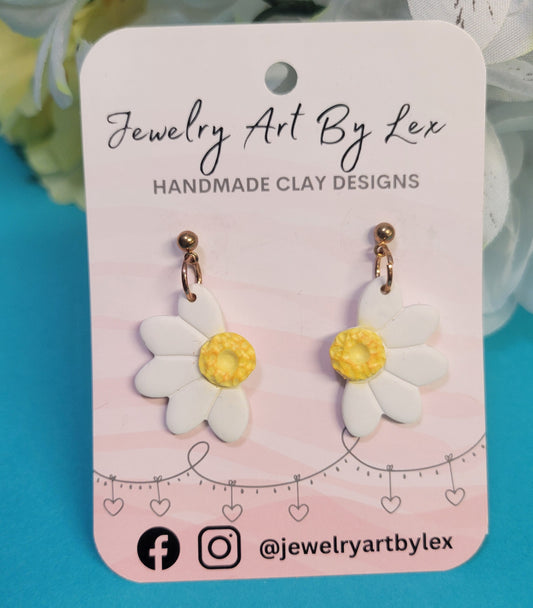 Half Daisy Dangles
