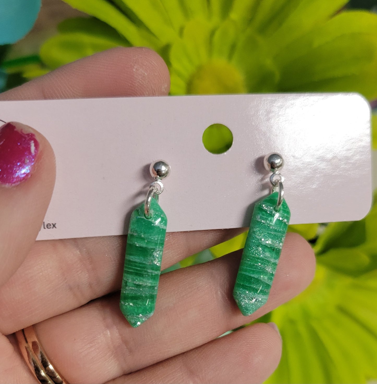 Irish Marble Crystal Dangles