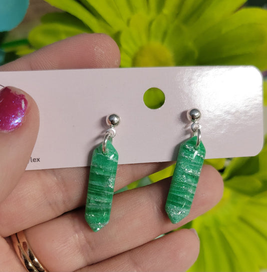 Irish Marble Crystal Dangles
