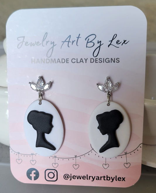 Lady Whistledown Dangles- Silver