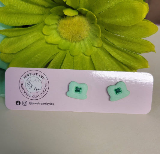 LC Leprechaun Hat Studs