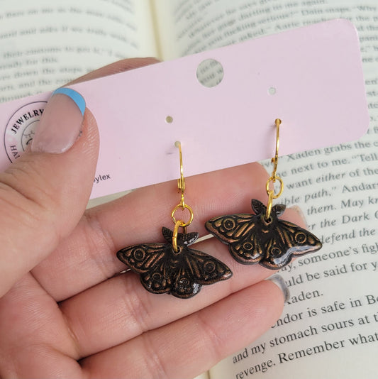Earth Moth Dangles