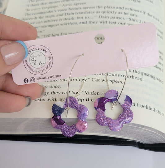 Violence Flower Hoops