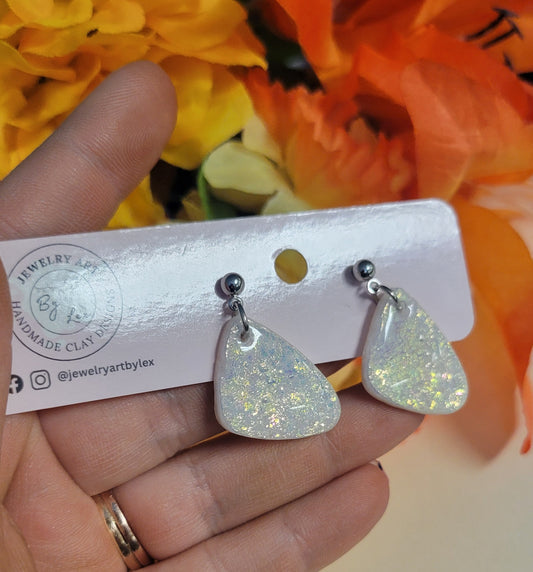 Diamond Pebble Dangles