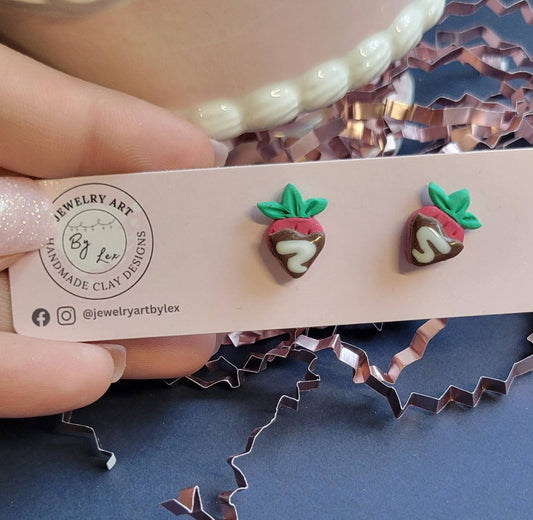 Chocolate Dipped Strawberry Studs