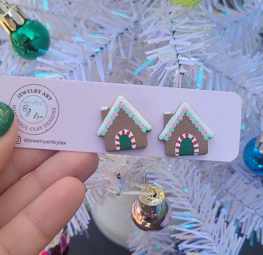 Gingerbread House Studs