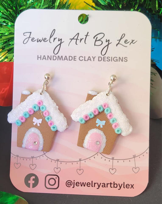 Gingerbread House Dangles