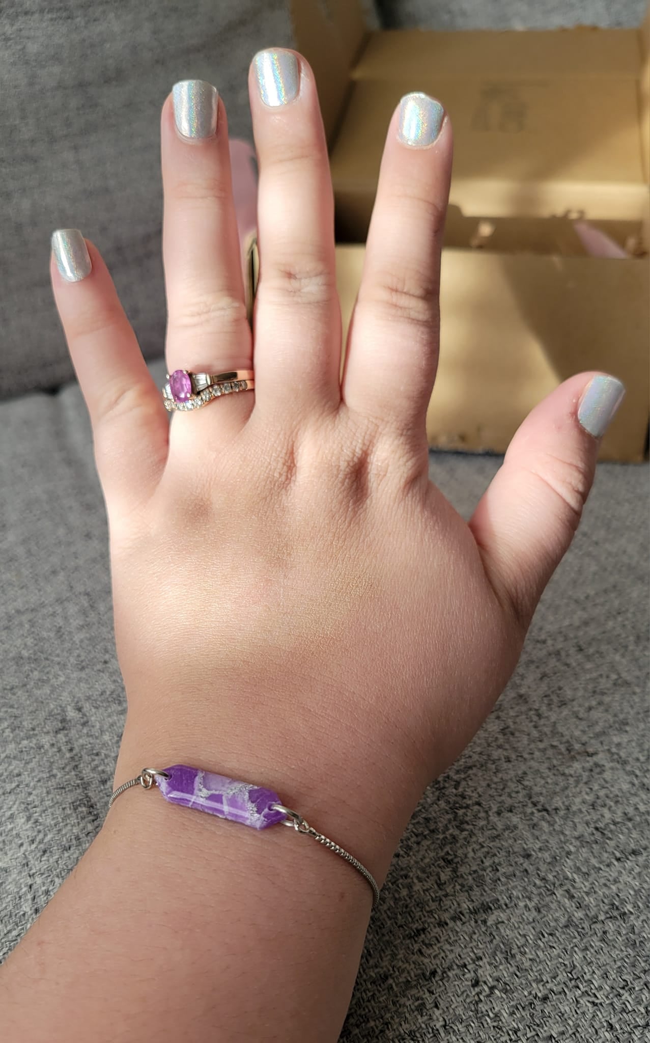 Amethyst Crystal Bracelet