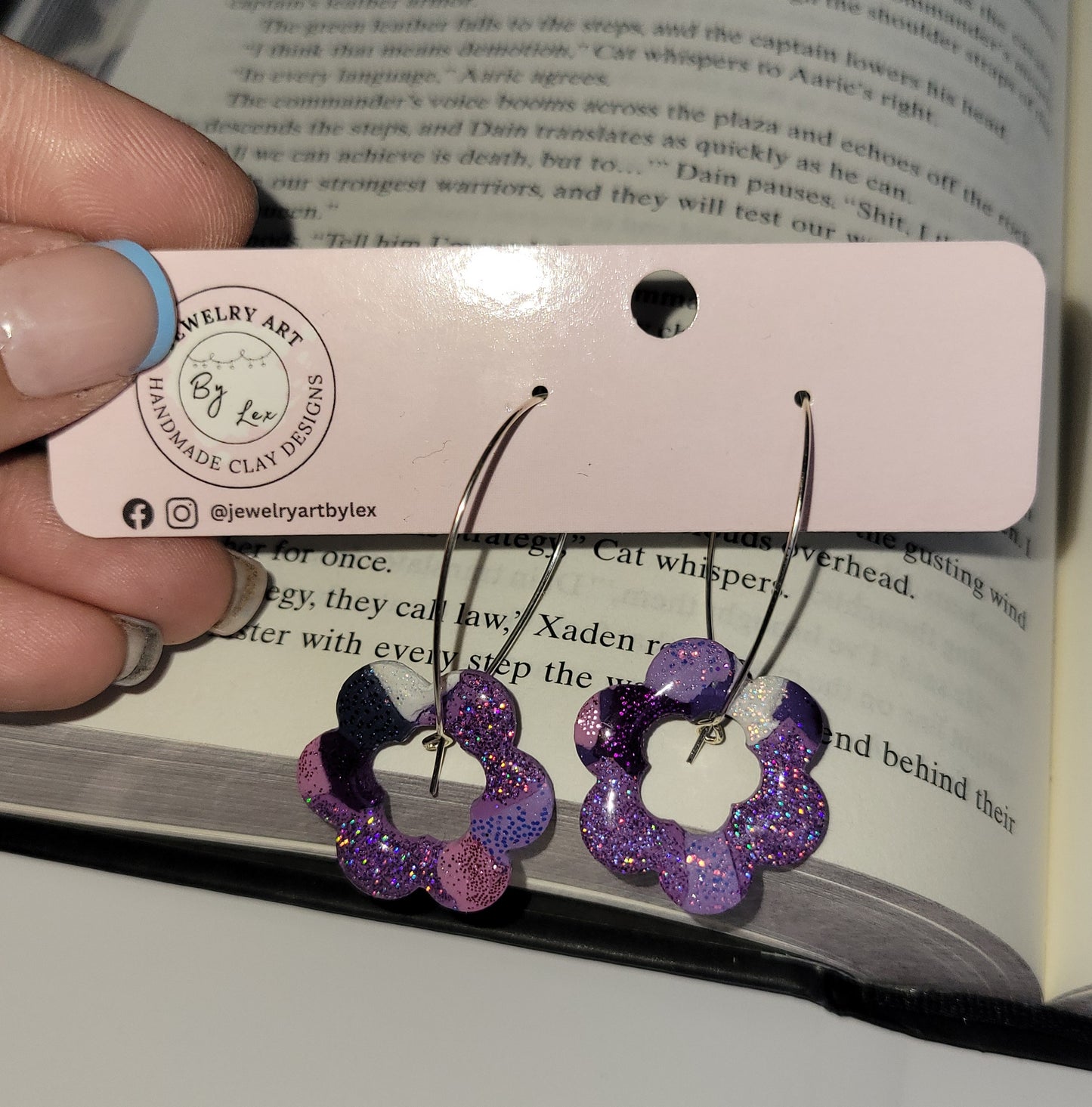 Violence Flower Hoops