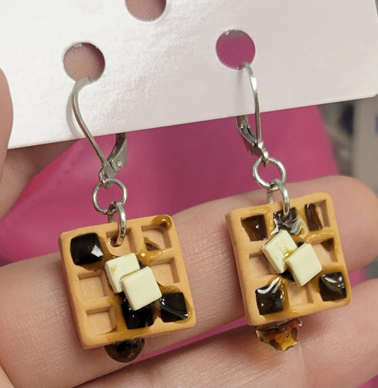 Pumpkin Waffle Dangles