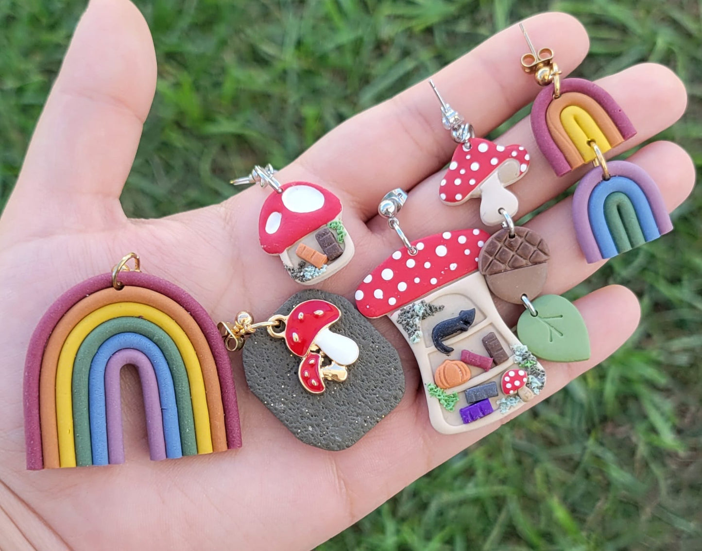 Fall Rainbow Dangles