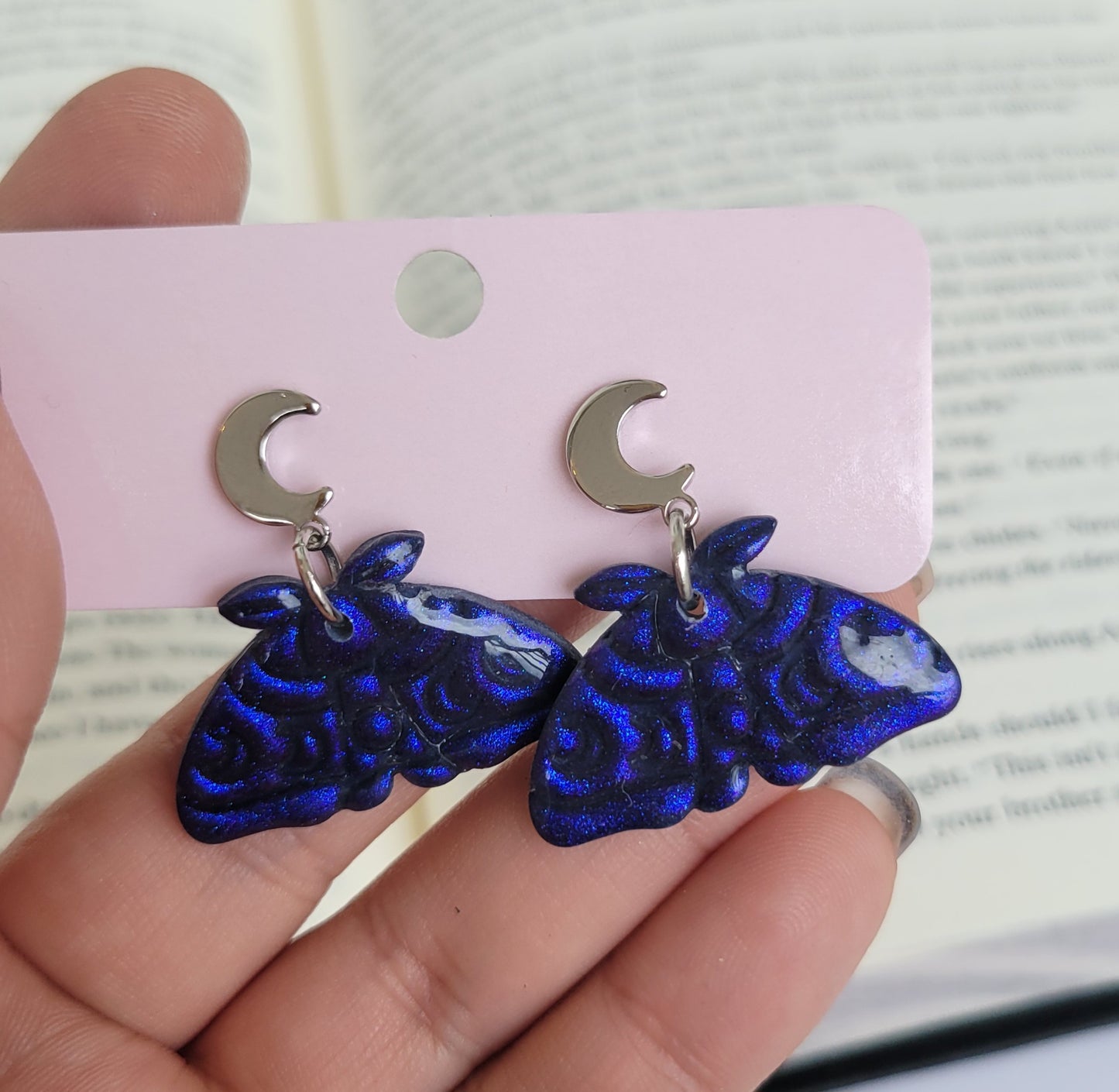 Crescent Moth Dangles