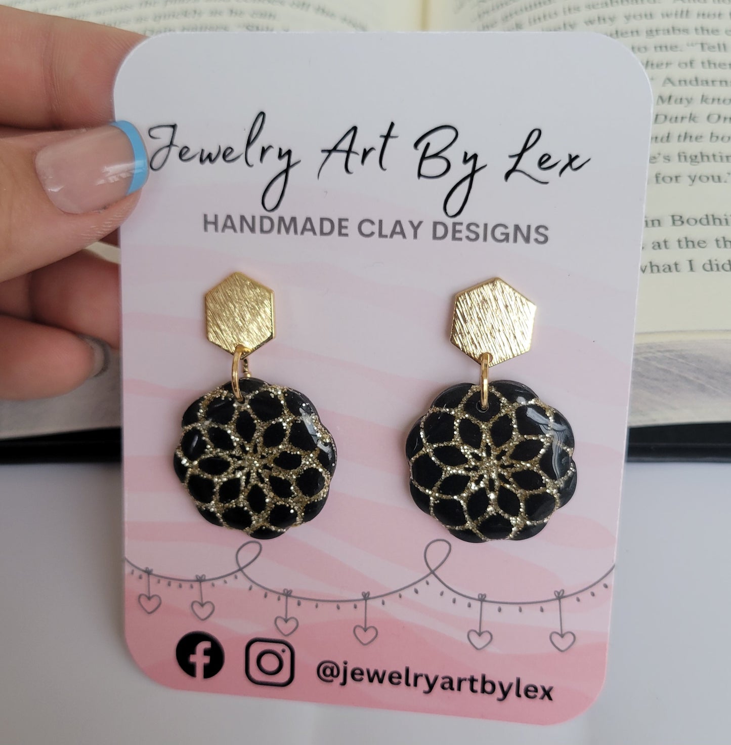 Golden Spell Dangles