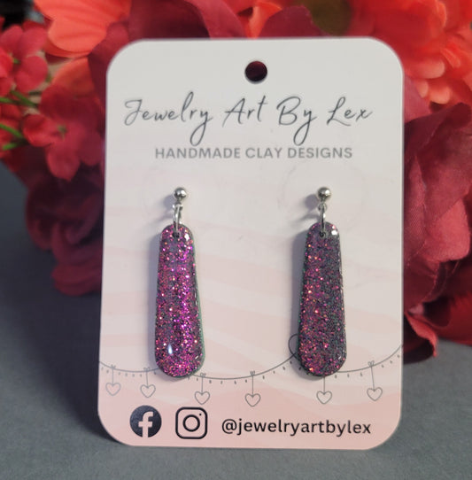 Green/Red Glitter Drops