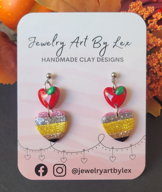 Glitter Apple Pencil Dangles