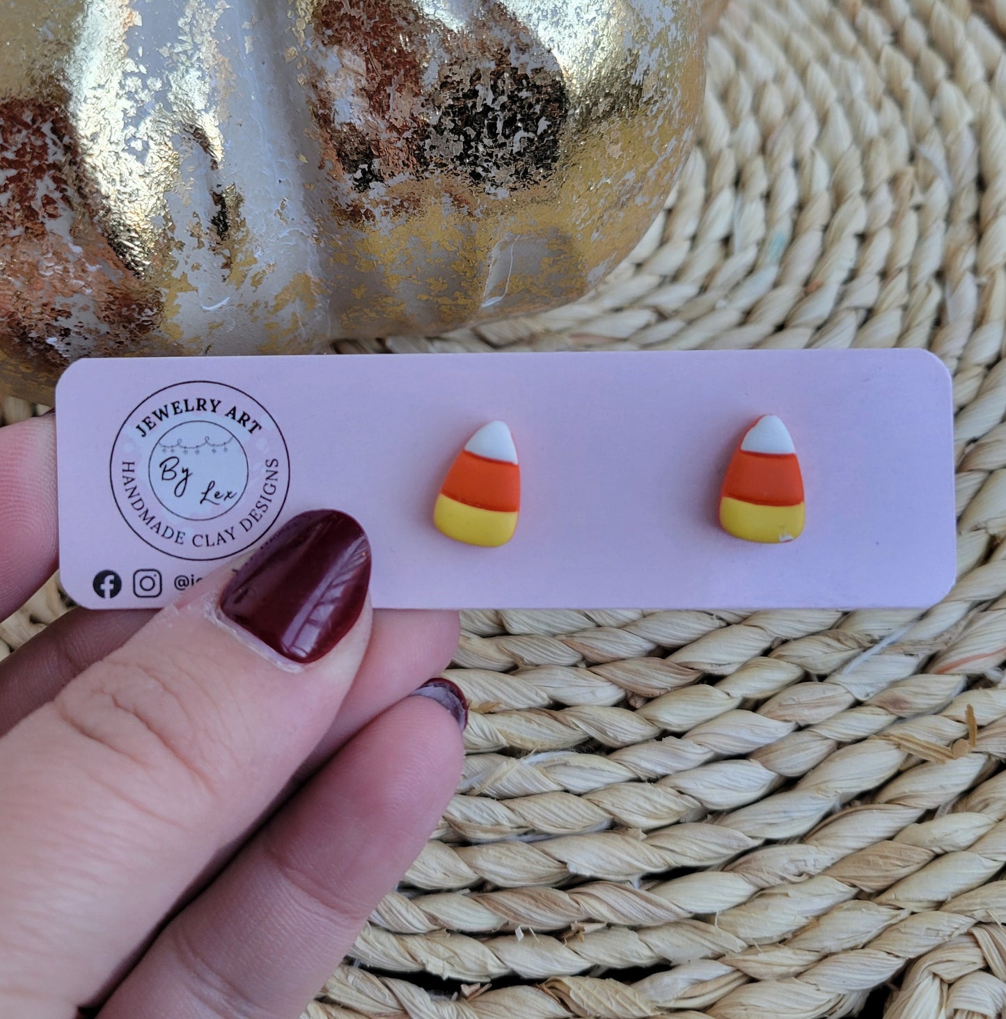 Candy Corn Studs