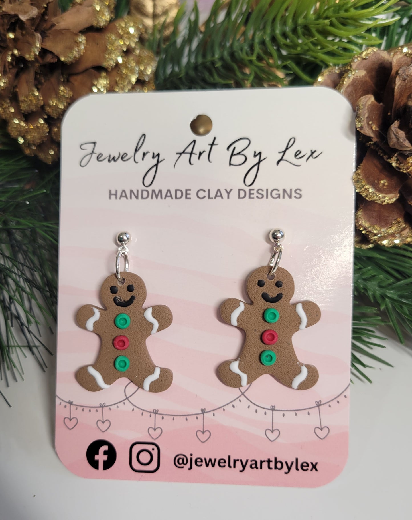Gingerbread Man Large Dangles