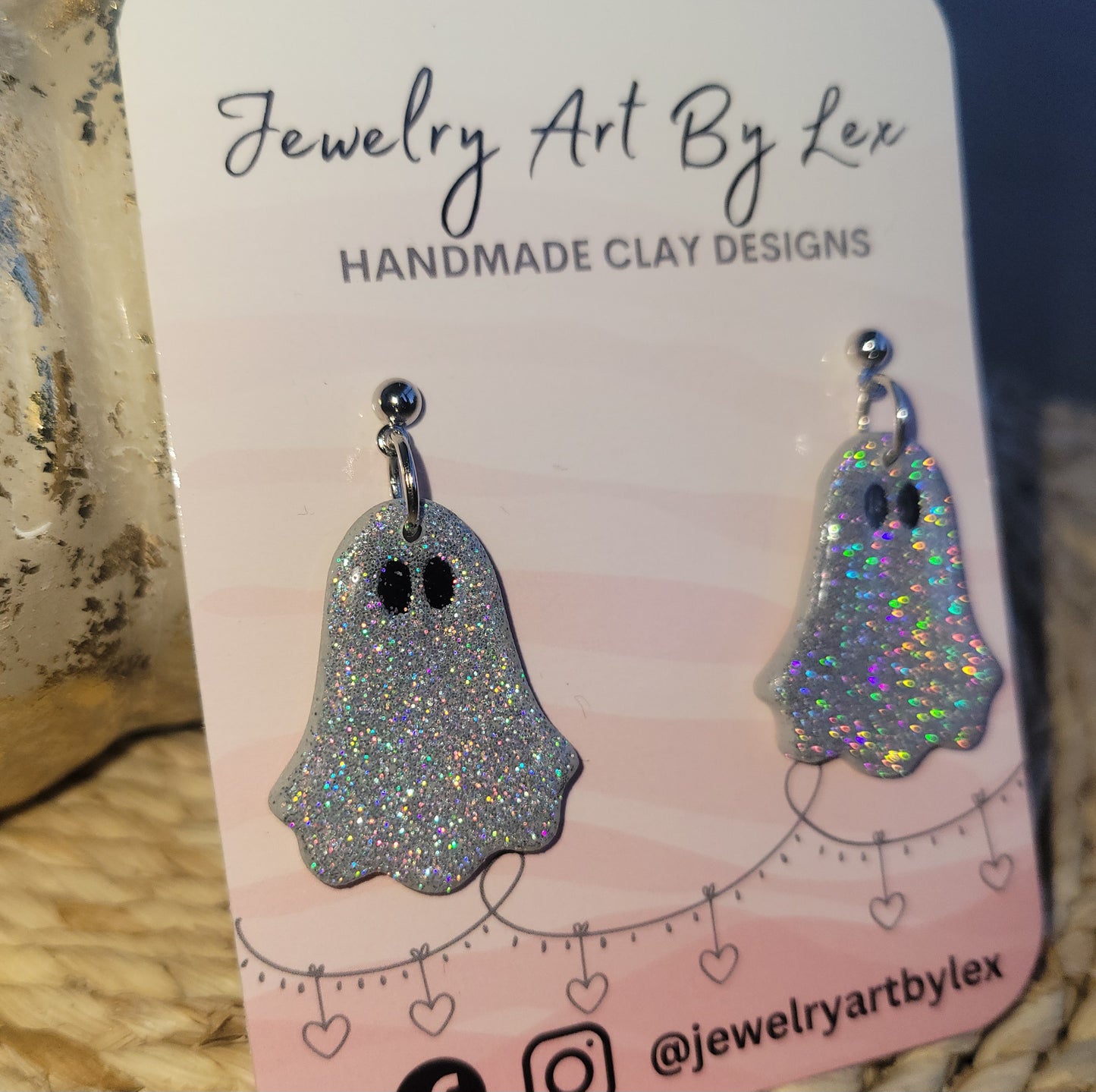 Disco Ghost Dangles