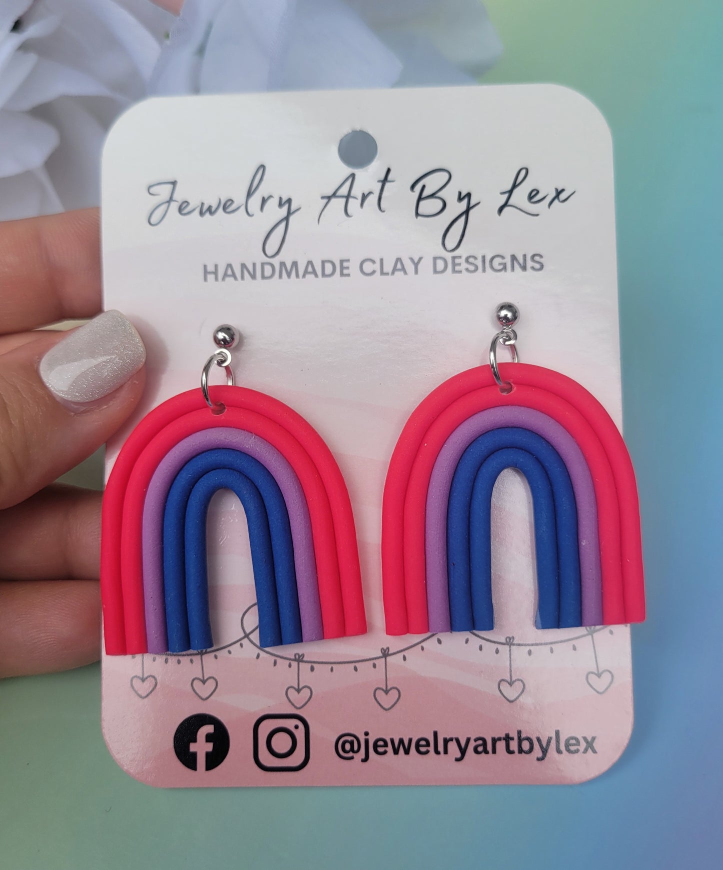 Bisexual Rainbow Dangles