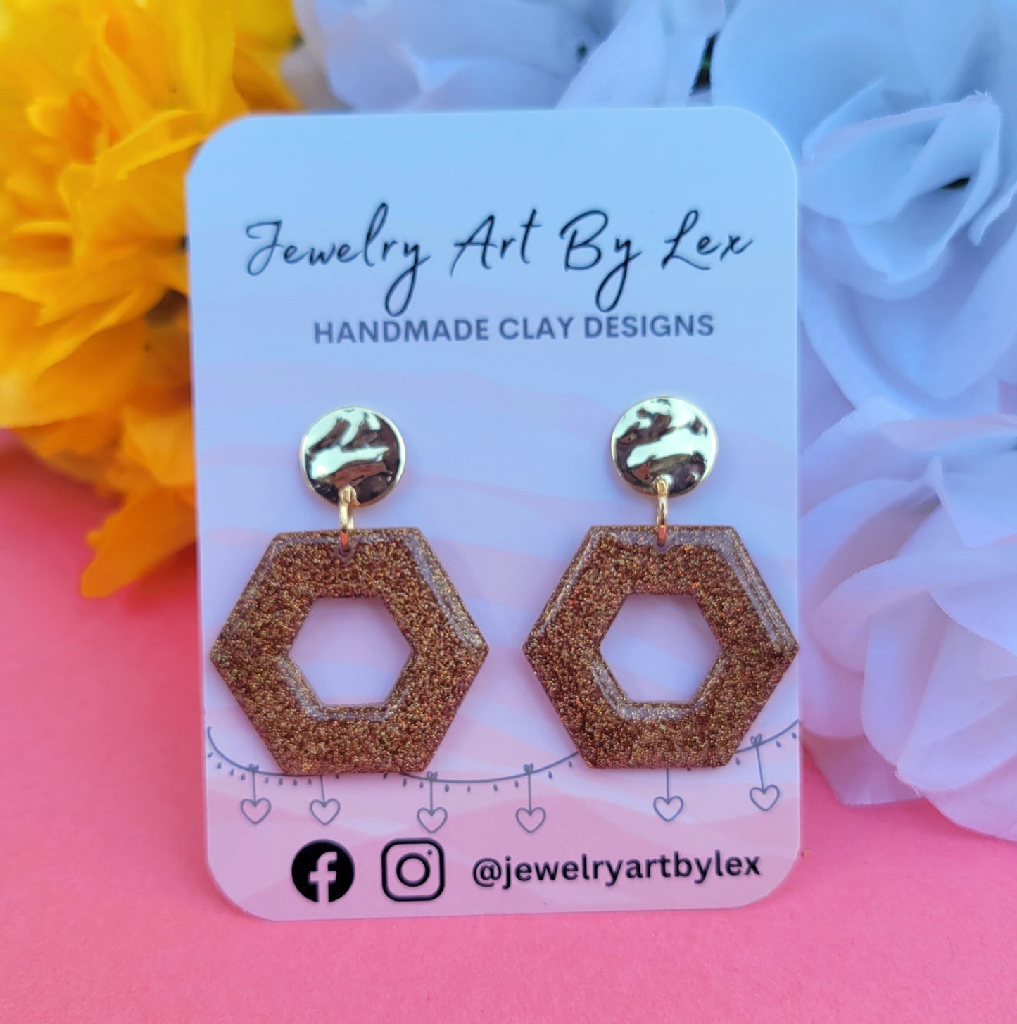 Holo Honeycomb Dangles