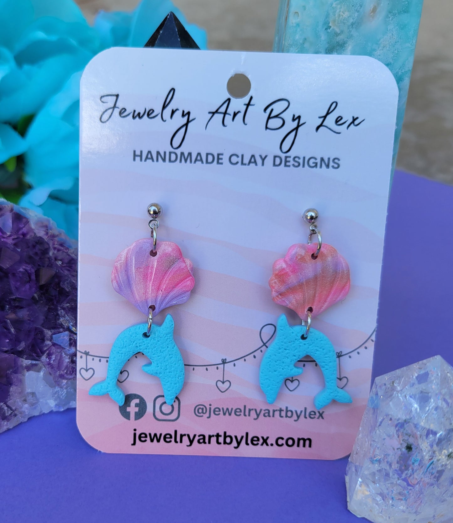 Dolphin Shell Dangles