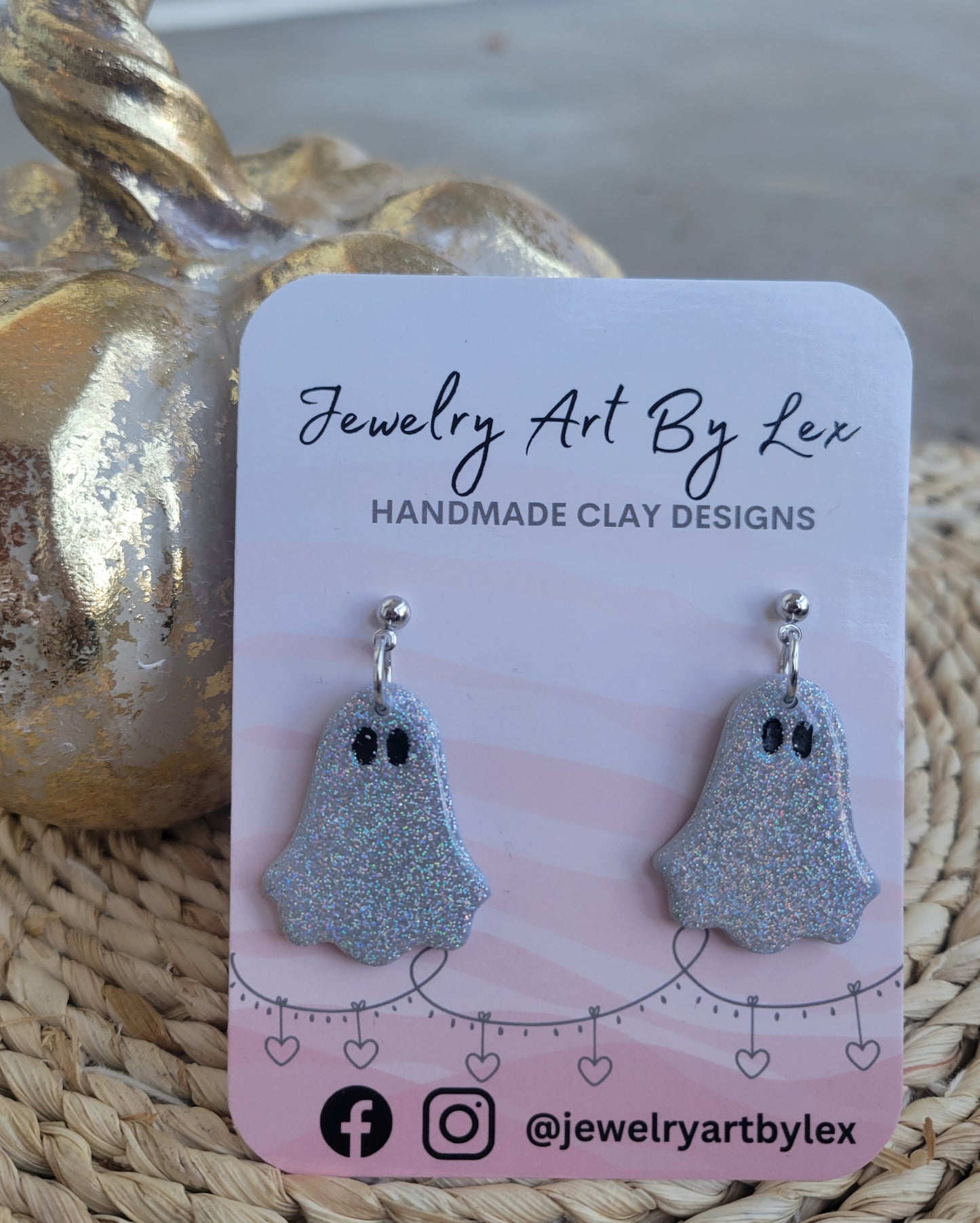 Disco Ghost Dangles